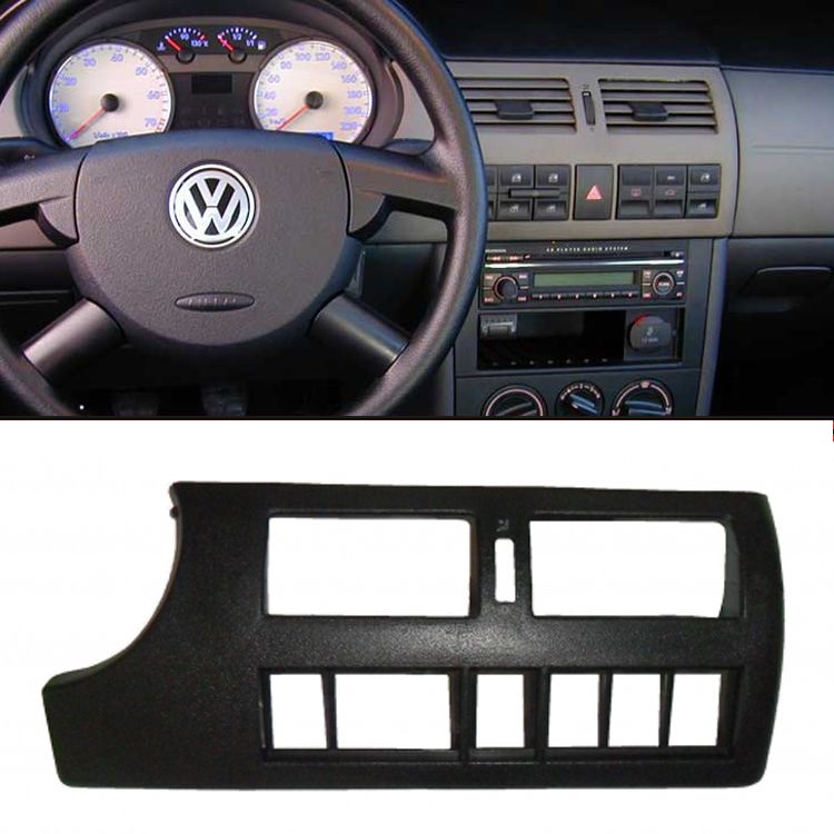 Moldura Painel Gol G3 (Central) Preto