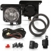 Farol Auxiliar Vitara/Tracker A Partir de 2000 Kit Com Moldura Preta E Lampada