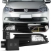 Kit Farol Auxiliar Gol/Voyage GVI A Partir 2013 Moldura Com Friso Preto