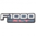 Emblema F1000 XLT 1999 A 2000