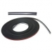 APLIQUE FRISO LATERAL UNIVERSAL LARGO 9 METROS PRETO/CROMADO