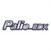 Emblema Palio EDX - Fundo Azul/Cromo