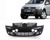 Para-choque Dianteiro Crossfox 2005 Ate 2007 - Preto Texturizado Com Farol