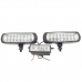 Farol Auxiliar Slim Estrobo 16 Leds 12 Volts Branco (Par) Autopoli