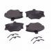 Pastilha de Freio Uno 1.5R/1.6R 1987 A 1990/ Tipo 1.6 (SYL/Wiltec/Lonaflex/Ecopads)