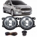 Kit Farol Auxiliar New Ka A Partir 2015 Com Moldura Preta