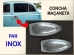Concha Maçaneta Externa Fusca Ate 1977 Aço Inox (Par) 