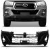 PARACHOQUE DIANTEIRO HILUX 2018 A 2020 COM GRADE PRETO LISO