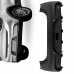 PARACHOQUE TRASEIRO ARGO TREKKING 17A21 C FURO SENSOR PRETO 