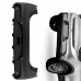PARACHOQUE TRASEIRO ARGO TREKKING 17A21 C FURO SENSOR PRETO 