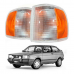 PAR LANTERNA PISCA DIANTEIRA GOL 1991/1994 CRISTAL/AMBAR 