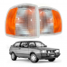 PAR LANTERNA PISCA DIANTEIRA GOL 1991/1994 CRISTAL/AMBAR 