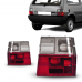 PAR LENTE LANTERNA FUME/RUBI TRASEIRA UNO 1984/2003 PLASTICO