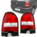 PAR LANTERNA TRASEIRA GOL G3 2000/2005 CARCACA PRETA