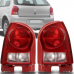 PAR LANTERNA TRASEIRA GOL G4 2006/2011 CARCACA VERMELHA