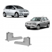 PAR MACANETA INTERNA GOL G4/FOX 2003/2009 CINZA METAL