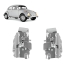 PAR FECHADURA PORTA VOLKSWAGEN FUSCA 1959/1977