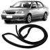 BORRACHA PARABRISA COROLLA 1998 A 2002 SUPERIOR 06207-0