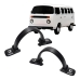 PAR PUXADOR PRETO PORTA VW KOMBI CLIPPER 1979/1996