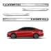 APLIQUE FRISO LATERAL CERATO 2010 A 2013 PRATA PERSONALIZADO