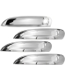  APLIQUE MACANETA EXTERNA CROMADO COBALT/ONIX 12/16 4 PORTAS