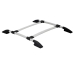 RACK BAGAGEIRO TRAVESSA TETO PRATA FIESTA ROCAM 2003/2013