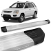 PAR ESTRIBO SUV ALUMINIO PRATA KIA SPORTAGE 2004/2009 BEPO