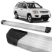 PAR ESTRIBO SUV ALUMINIO PRATA KIA SPORTAGE 2004/2009 BEPO