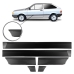 APLIQUE FRISO LATERAL GOL GLS 91/92 PRETO LARGO 5002A