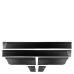 APLIQUE FRISO LATERAL GOL GLS 91/92 PRETO LARGO 5002A