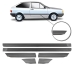 APLIQUE FRISO LATERAL GOL GLS 94 A 98ABAULADO CINZA 5005A