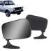 PAR RETROVISOR EXTERNO PRETO FIAT 147 ANO 1976/1986