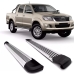 PAR ESTRIBO ALUMINIO HILUX CABINE DUPLA 2006/2015 - BEPO