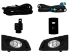 Farol Auxiliar Honda Fit A Partir de 2011 Kit Com Moldura Preta E Lampada