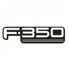 Emblema F350 - 1999 Ate 2000