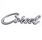 Emblema Corcel Manuscrito Ford Antigo