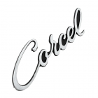 Emblema Corcel Manuscrito Ford Antigo