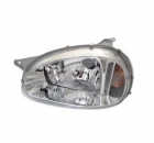 Farol Corsa 2000 A 2007 Pisca Ambar/Carcaca Cinza/Lente Vidro