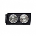 Farol Caminhão Volkswagen Truck 2000 Em Diante Duplo Preto - Orgus