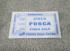 Forro Teto Fusca Cinza Salpicado