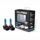 Lampada Farol H9 12V 65W Super Branca - Alper (Par)