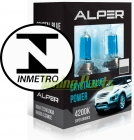 Lampada Farol H1 12 Volts 55 Watts Super Branca - Alper (Par)