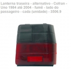 Lanterna Traseira Uno 1984 Em Diante Fume/Rubi Acrilica - Cofran