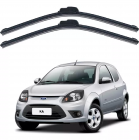 PAR PALHETA SILICONE LIMPADOR PARABRISA FORD KA 2002 A 2011