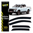 CALHA DEFLETOR CHUVA GM S10 CABINE DUPLA 4 PTS 2012 a 2020