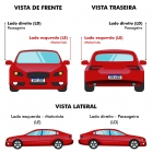 LENTE REFIL RETROVISOR ONIX PRISMA 2013 2014 2015 2016