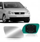 LENTE REFIL RETROVISOR C/BASE VW POLO 2002/2009