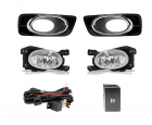 KIT FAROL AUXILIAR HONDA CITY 2012 A 2014 COM MOLDURA LD/LE