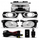 KIT FAROL AUXILIAR HONDA CITY 2012 A 2014 COM MOLDURA LD/LE