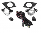 KIT FAROL AUXILIAR NISSAN VERSA 2011 A 2014 COM MOLDURA 